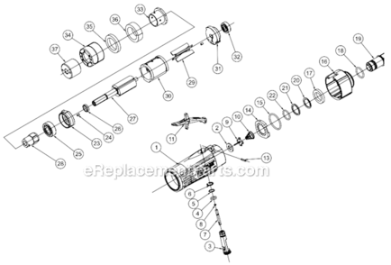 Part Location Diagram of 6157580520 Chicago Pneumatic Ball Bearing